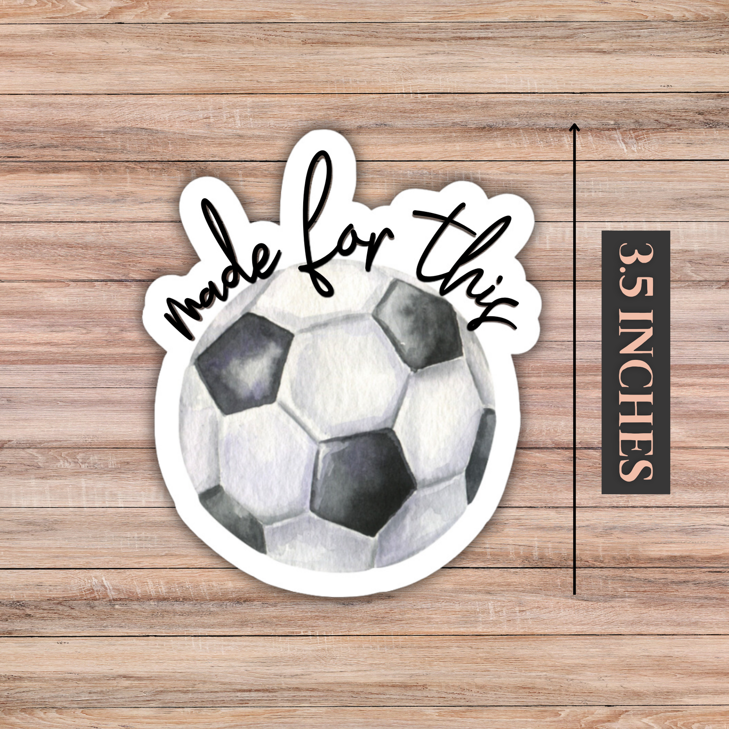 'Made for This' Sticker (Choose Your Sport) 3.5 inches