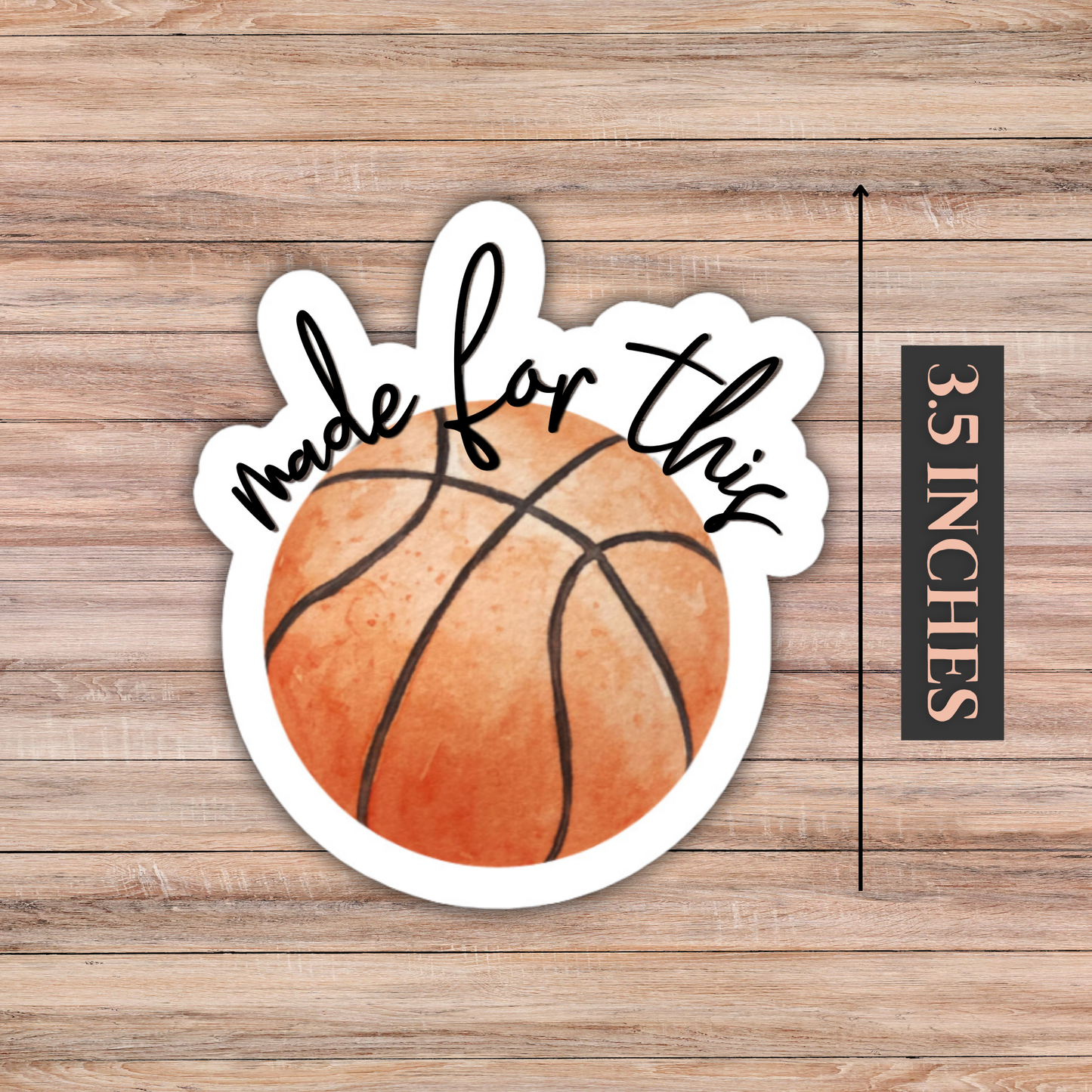 'Made for This' Sticker (Choose Your Sport) 3.5 inches