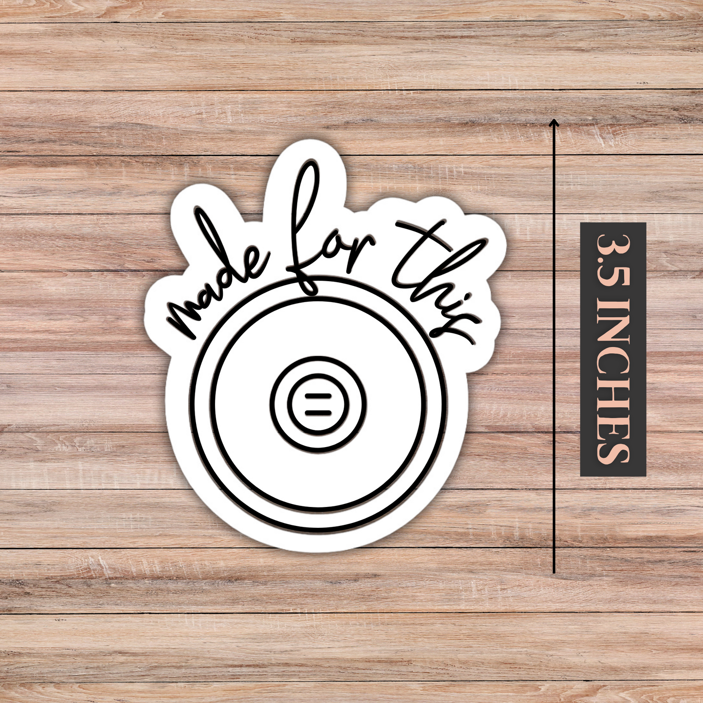 'Made for This' Sticker (Choose Your Sport) 3.5 inches