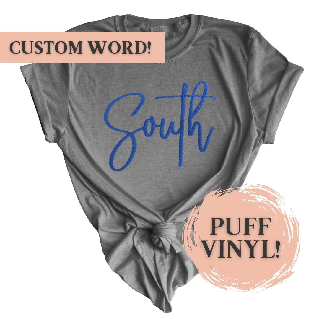 Custom Puff Vinyl Tee