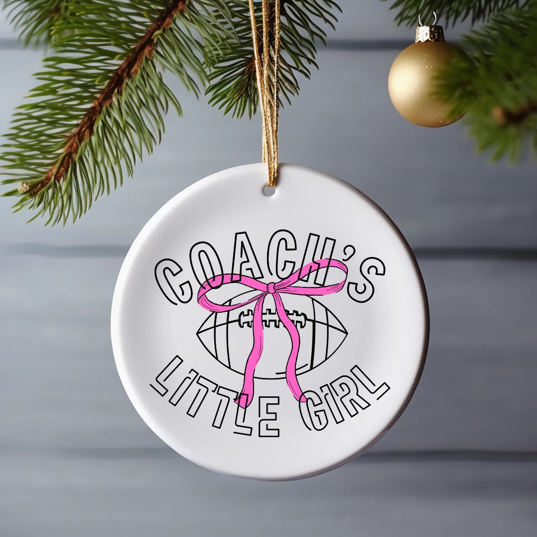 Coach's Little Girl Ornament