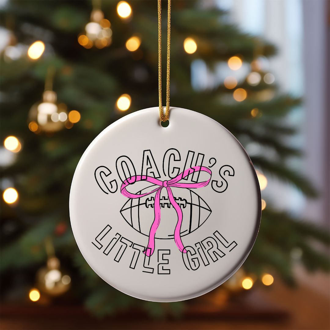 Coach's Little Girl Ornament