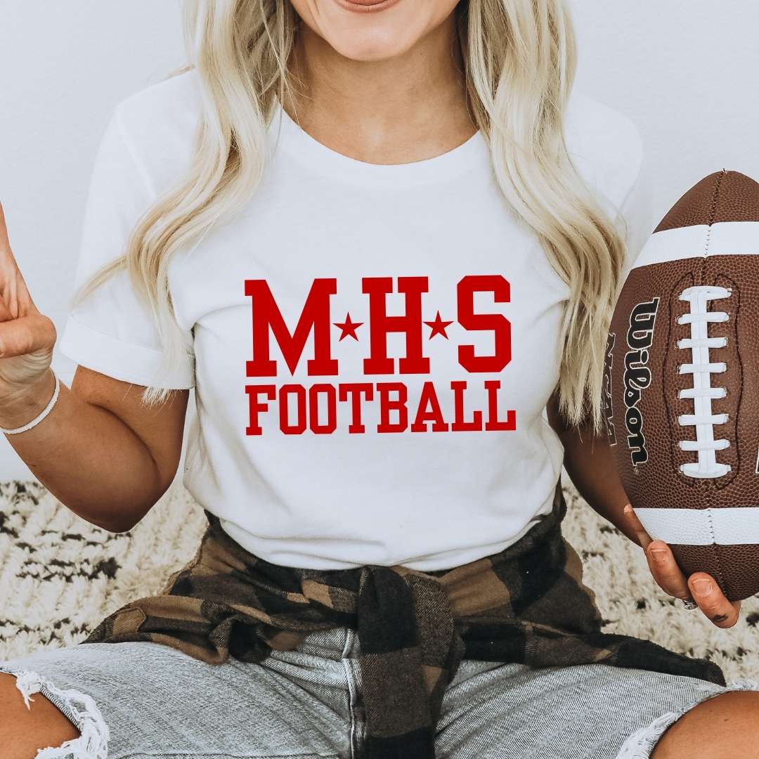 Varsity Star School Initial Tee