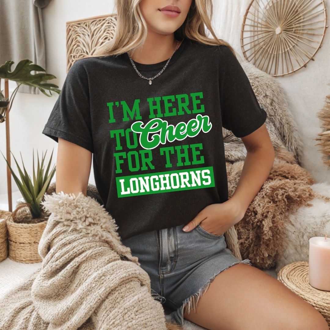 Custom Here to Cheer Tee