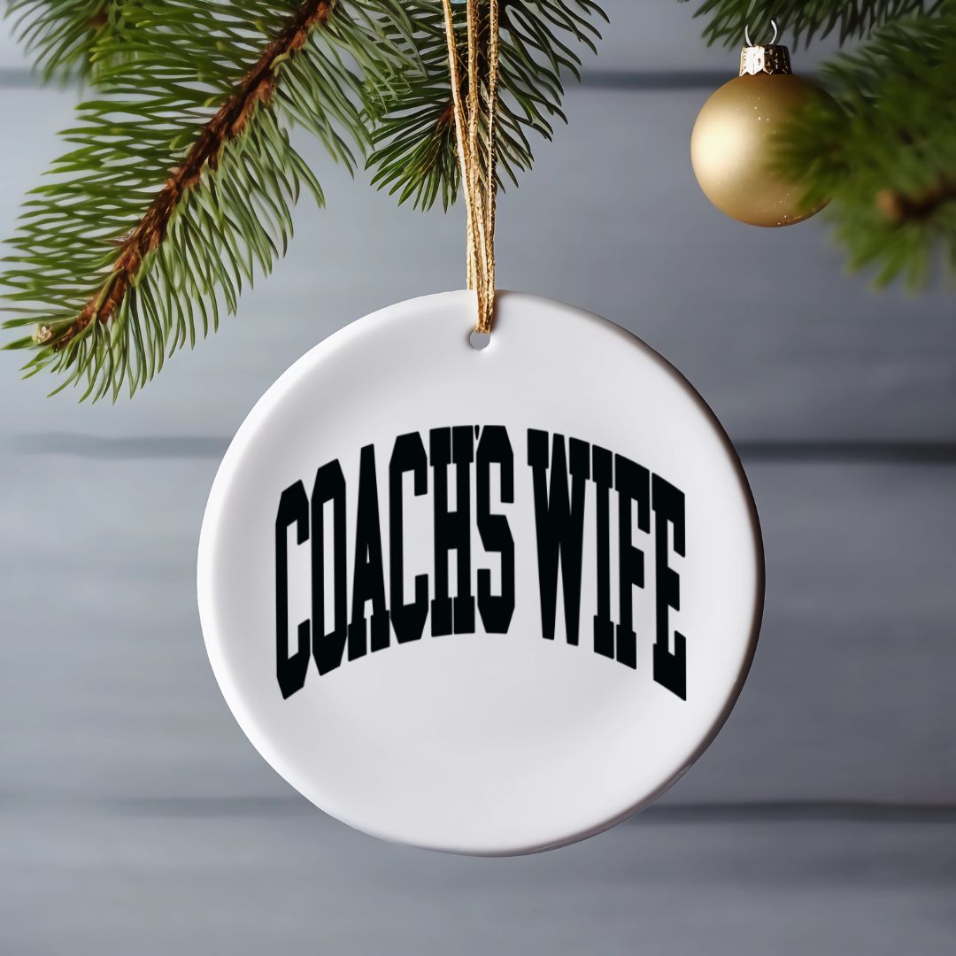 Coach's Wife Varsity Ornament