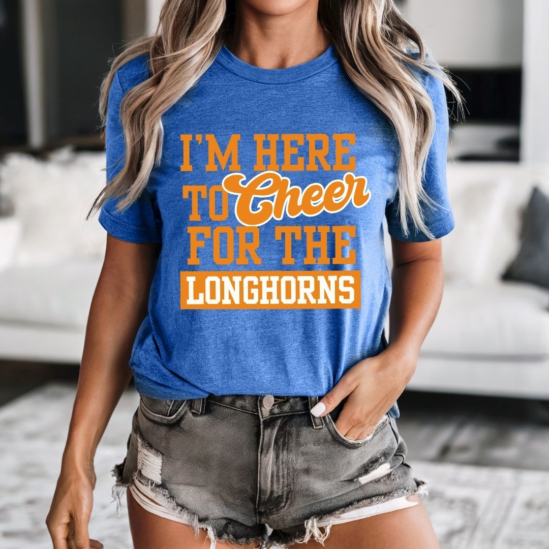 Custom Here to Cheer Tee
