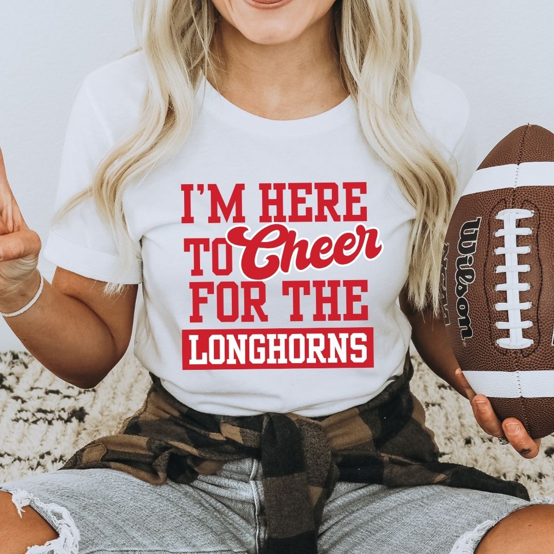 Custom Here to Cheer Tee