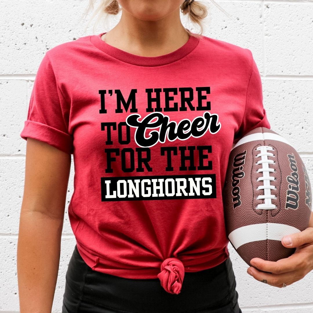 Custom Here to Cheer Tee