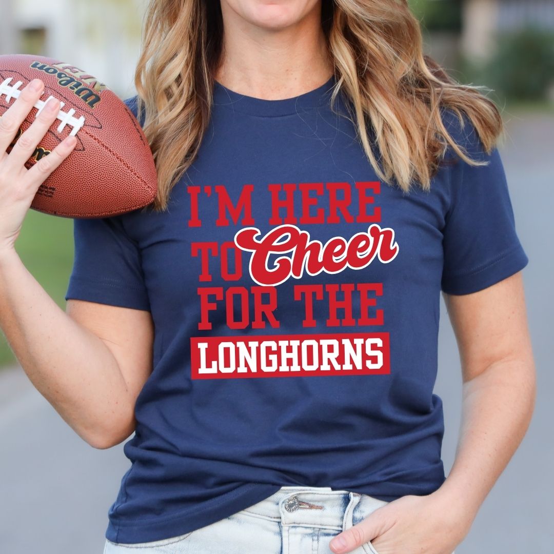 Custom Here to Cheer Tee