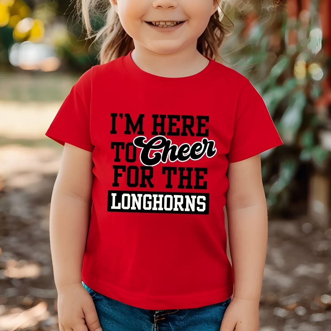 Custom Here to Cheer Tee