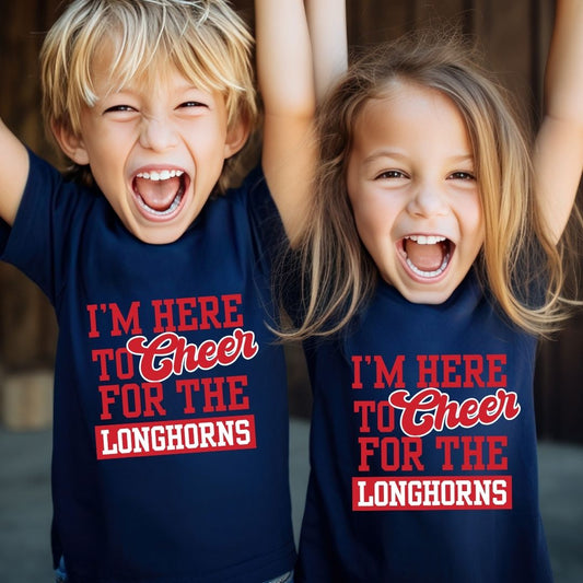 Custom Here to Cheer Tee