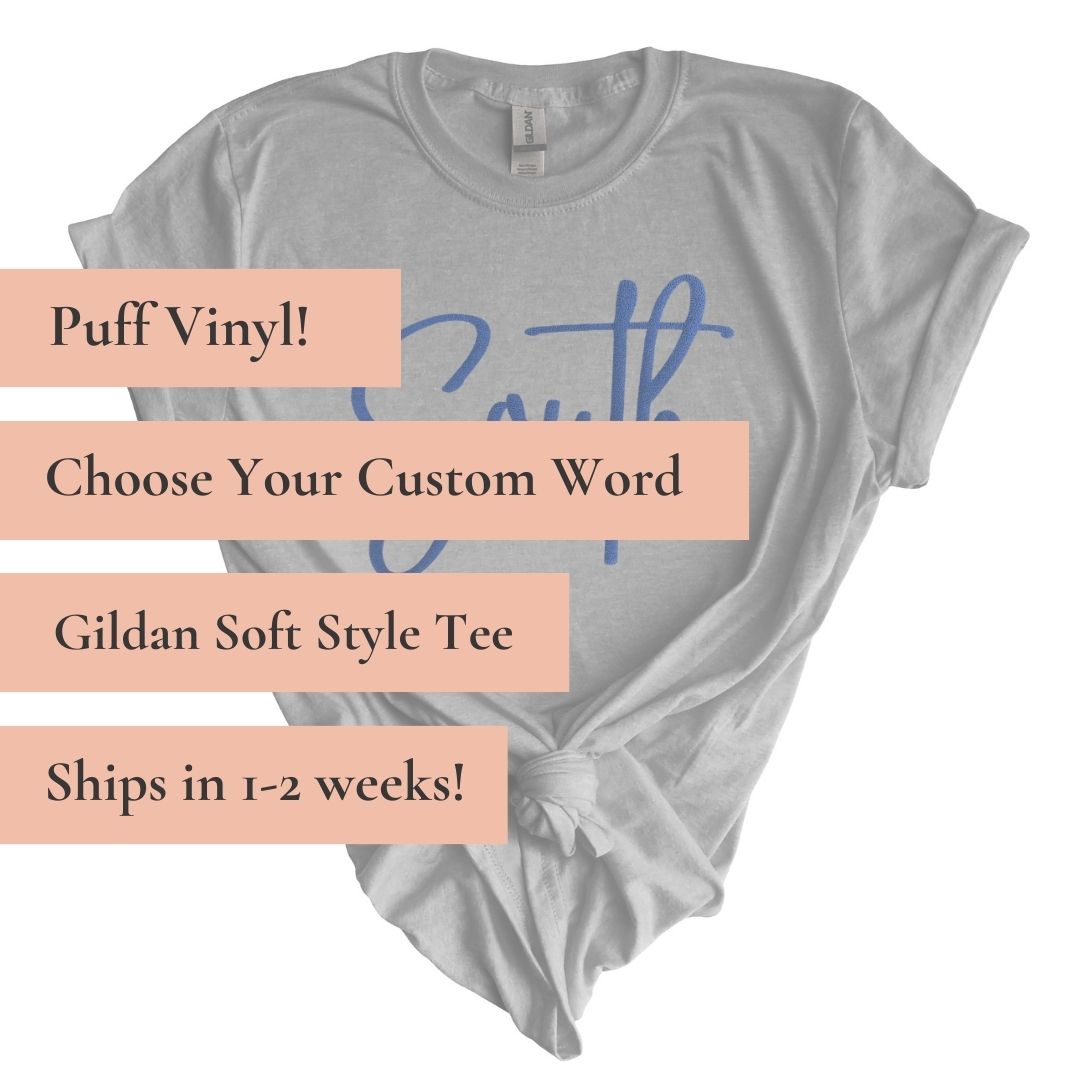 Custom Puff Vinyl Tee