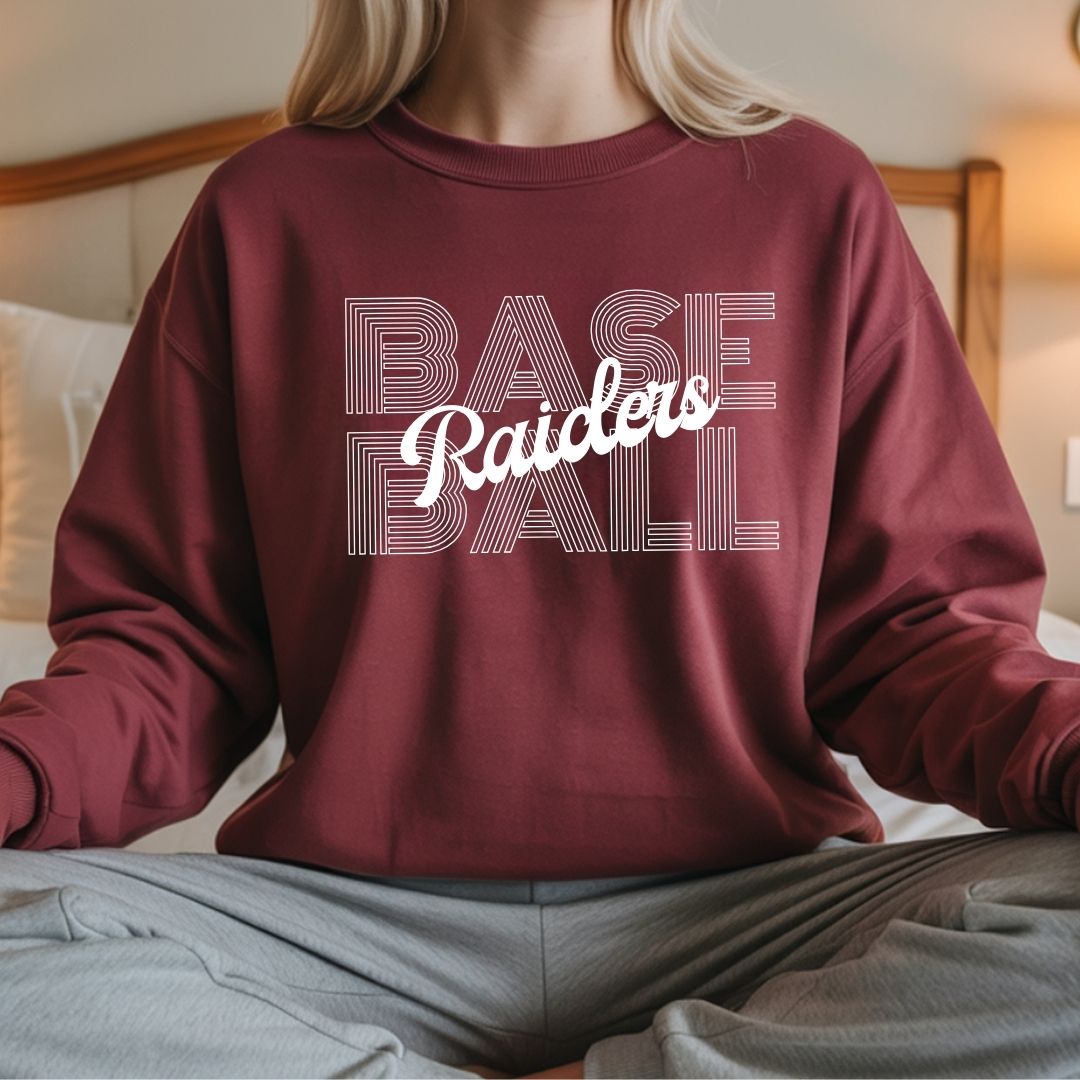 Custom Baseball Mascot Crewneck