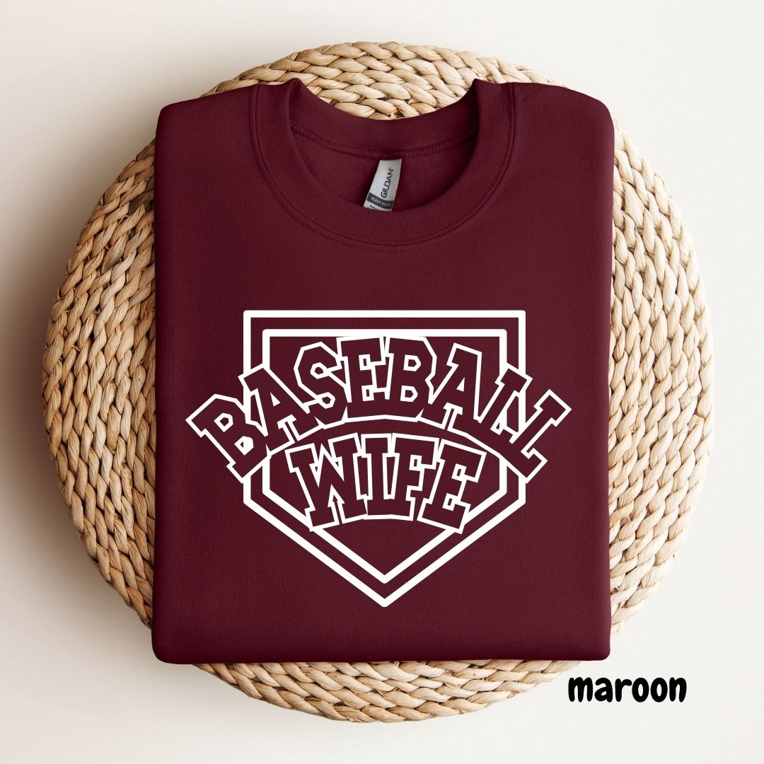 Baseball Wife Diamond Crewneck