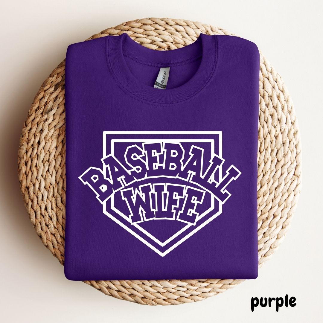 Baseball Wife Diamond Crewneck