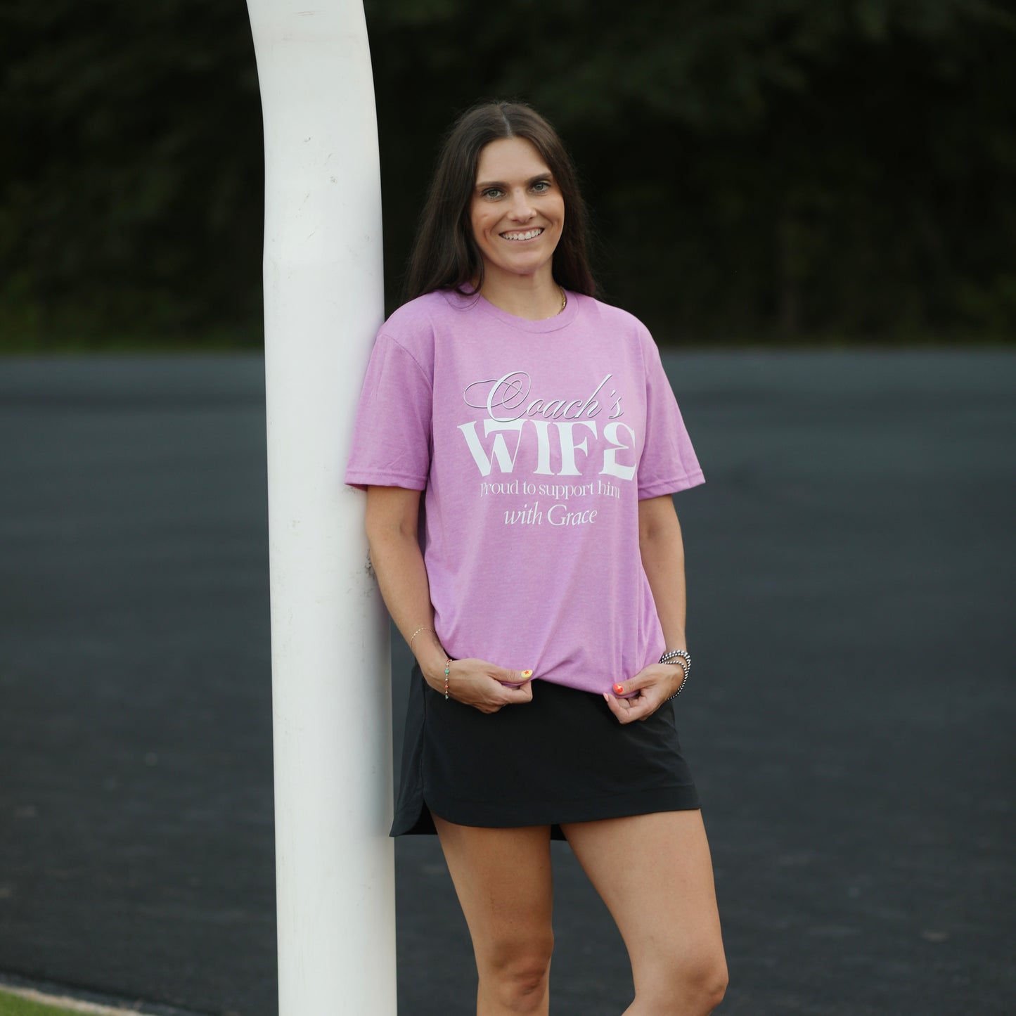 Proud to Support Him with Grace Tee