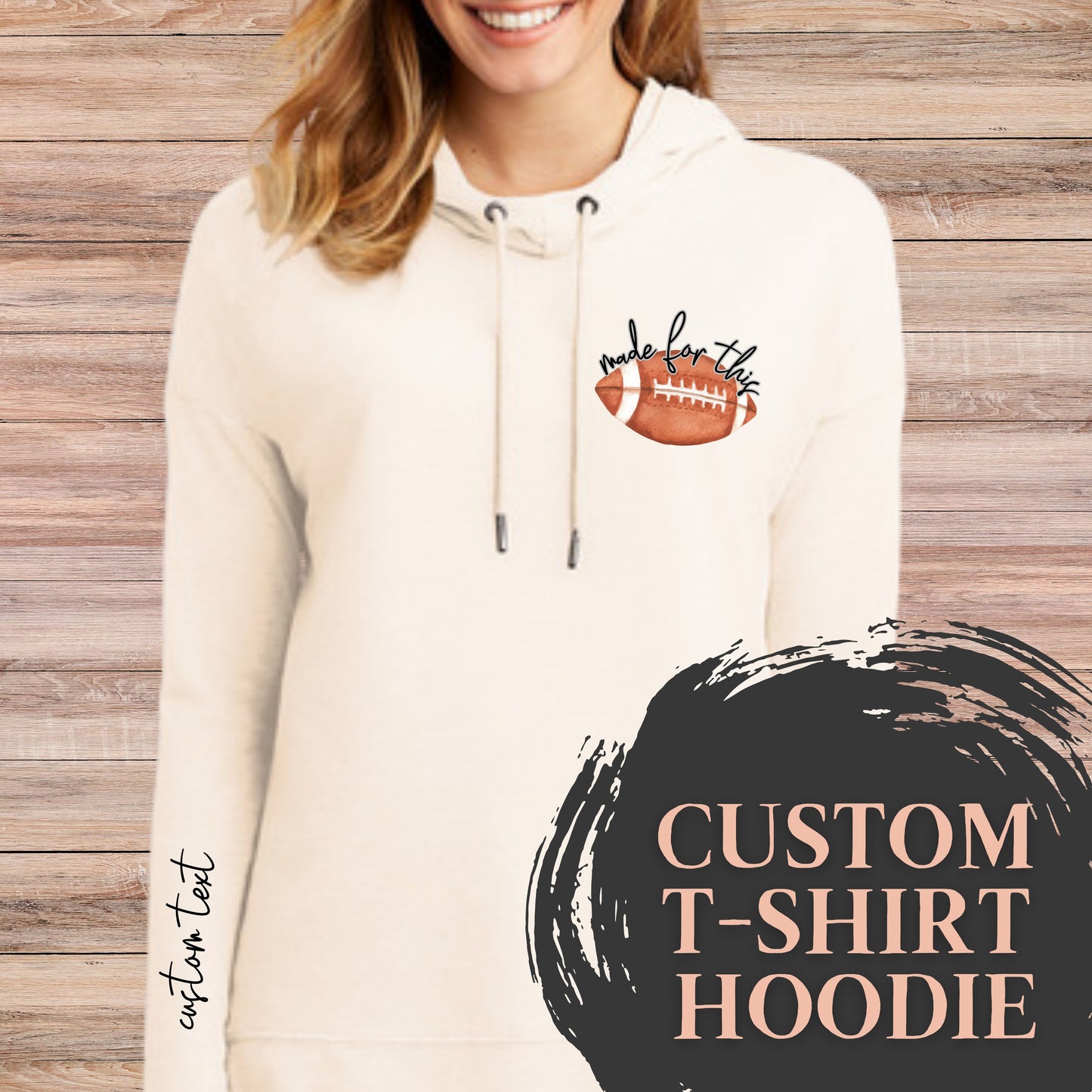 "Made for This" T-Shirt Hoodie (Choose Your Sport)
