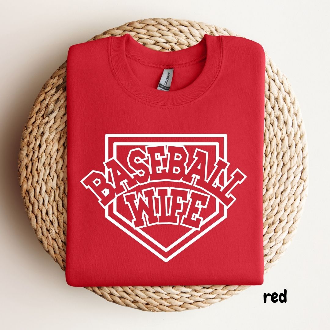 Baseball Wife Diamond Crewneck