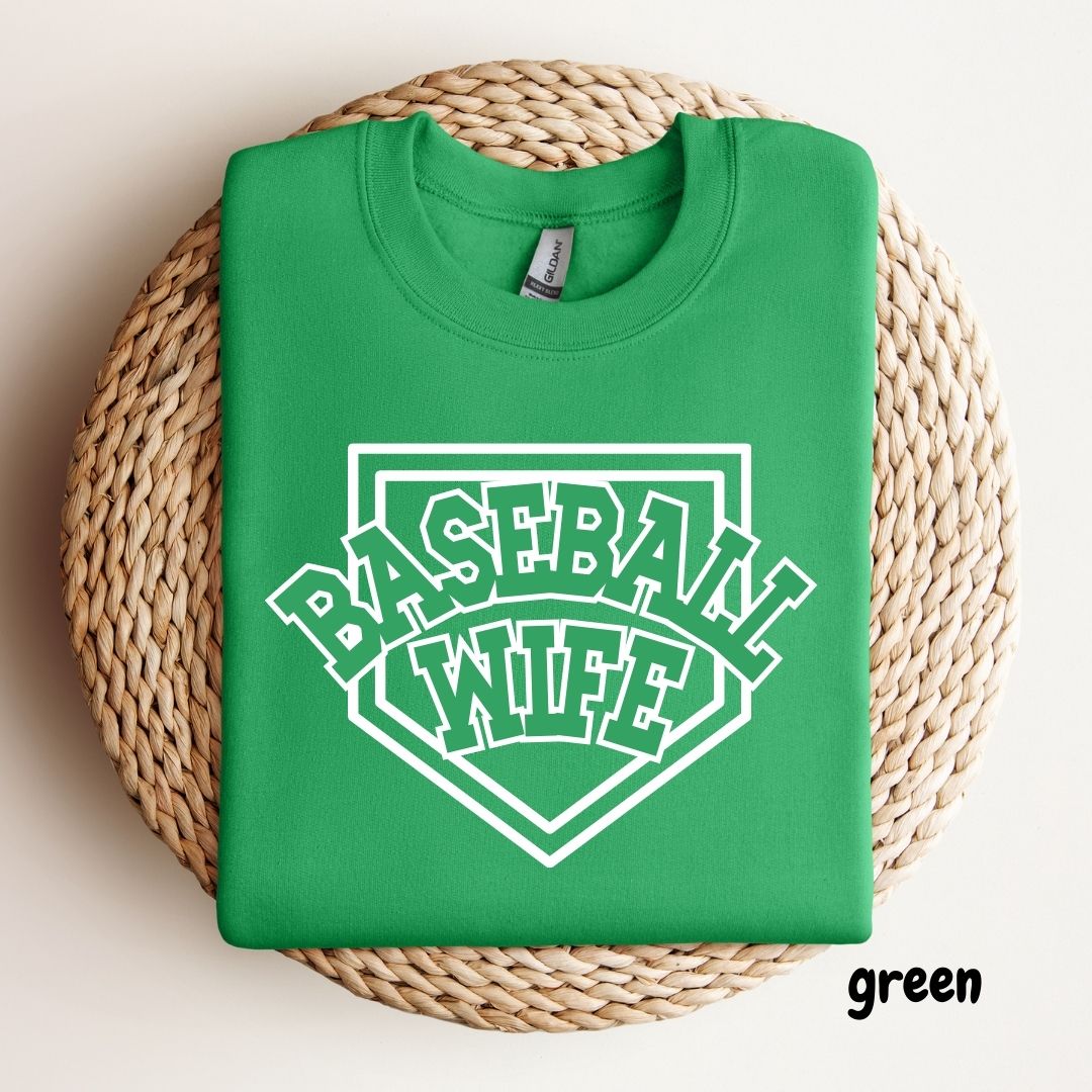 Baseball Wife Diamond Crewneck