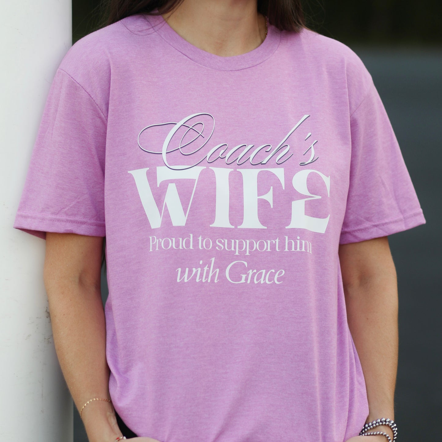 Proud to Support Him with Grace Tee