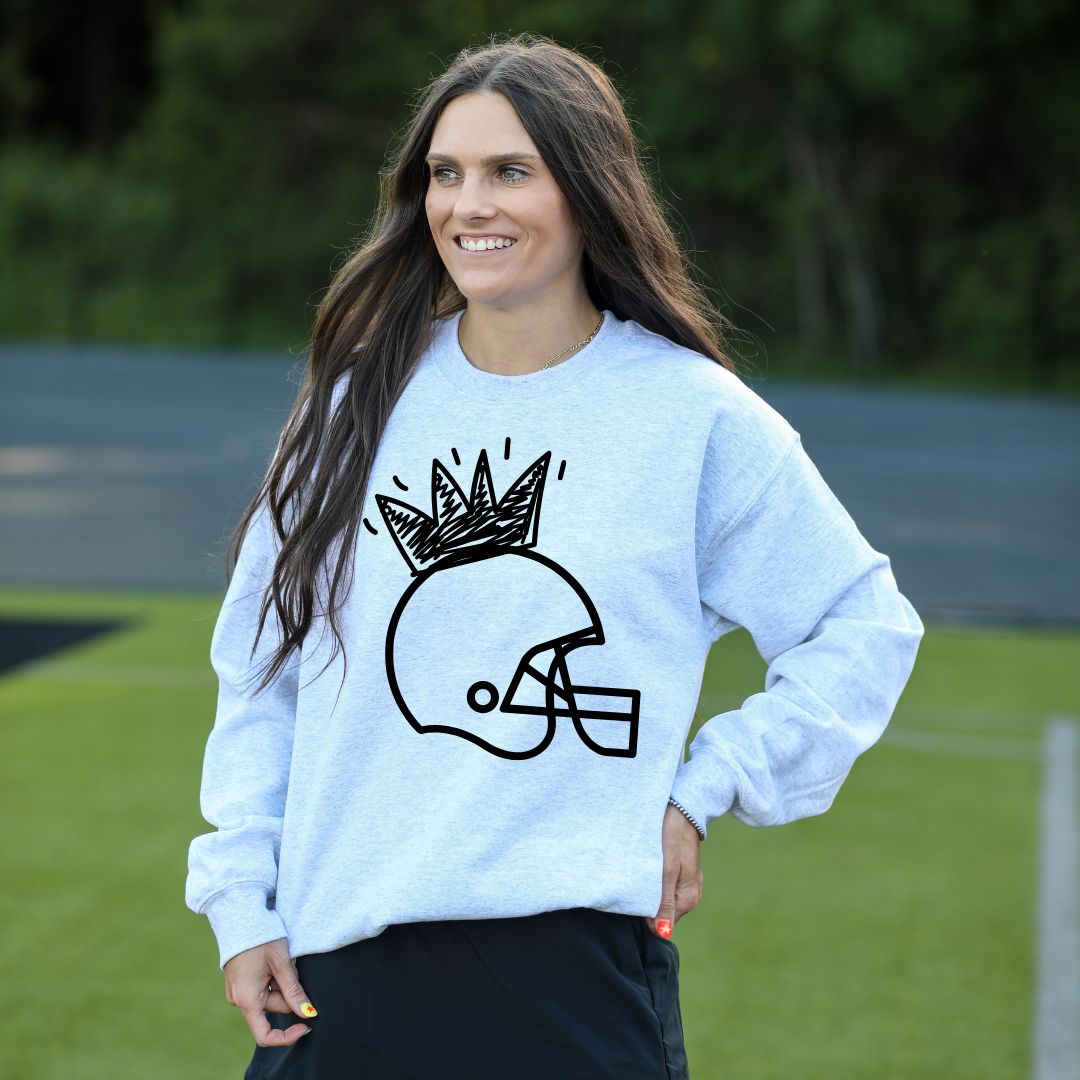 Crown Helmet Crewneck Sweatshirt