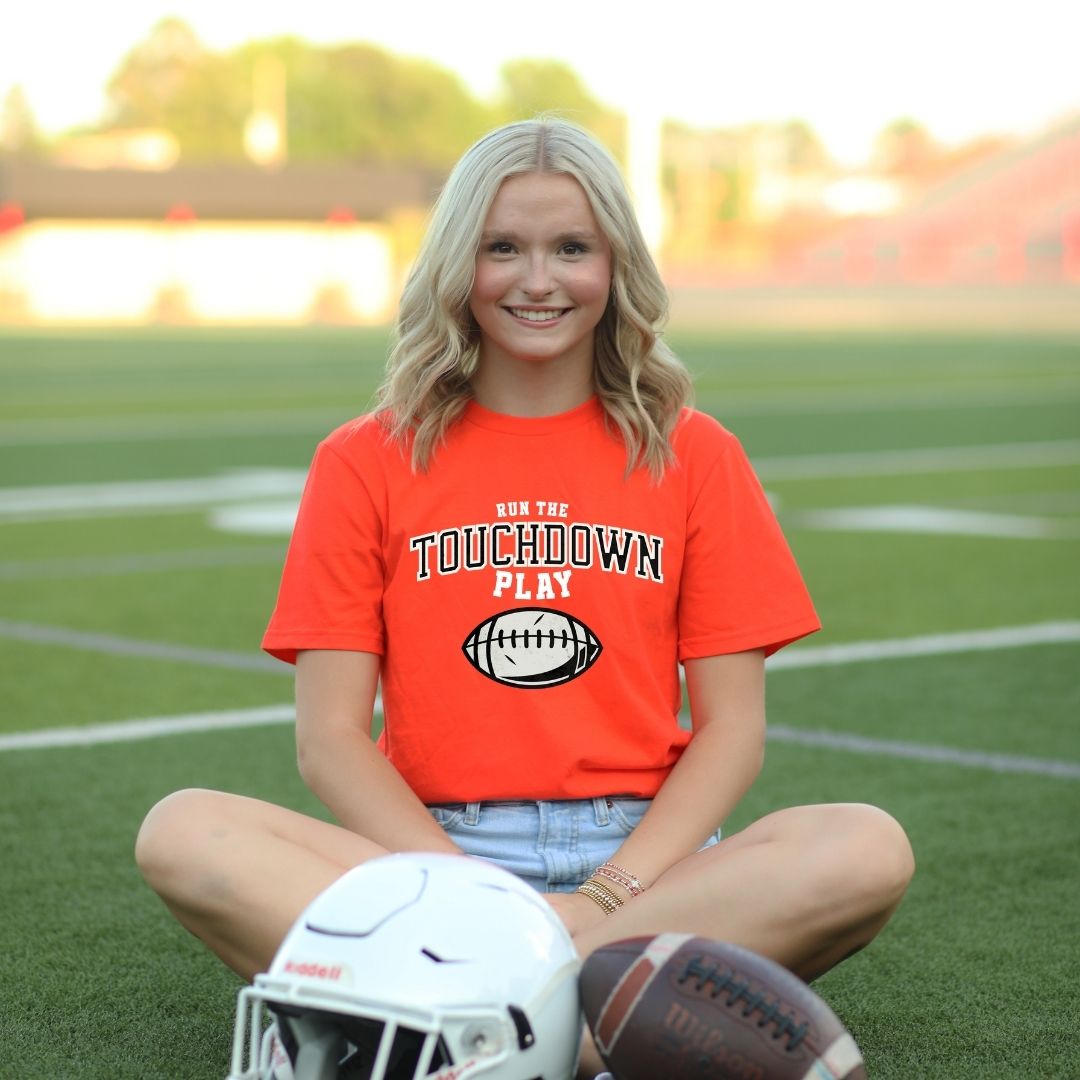 Run the Touchdown Play Tee