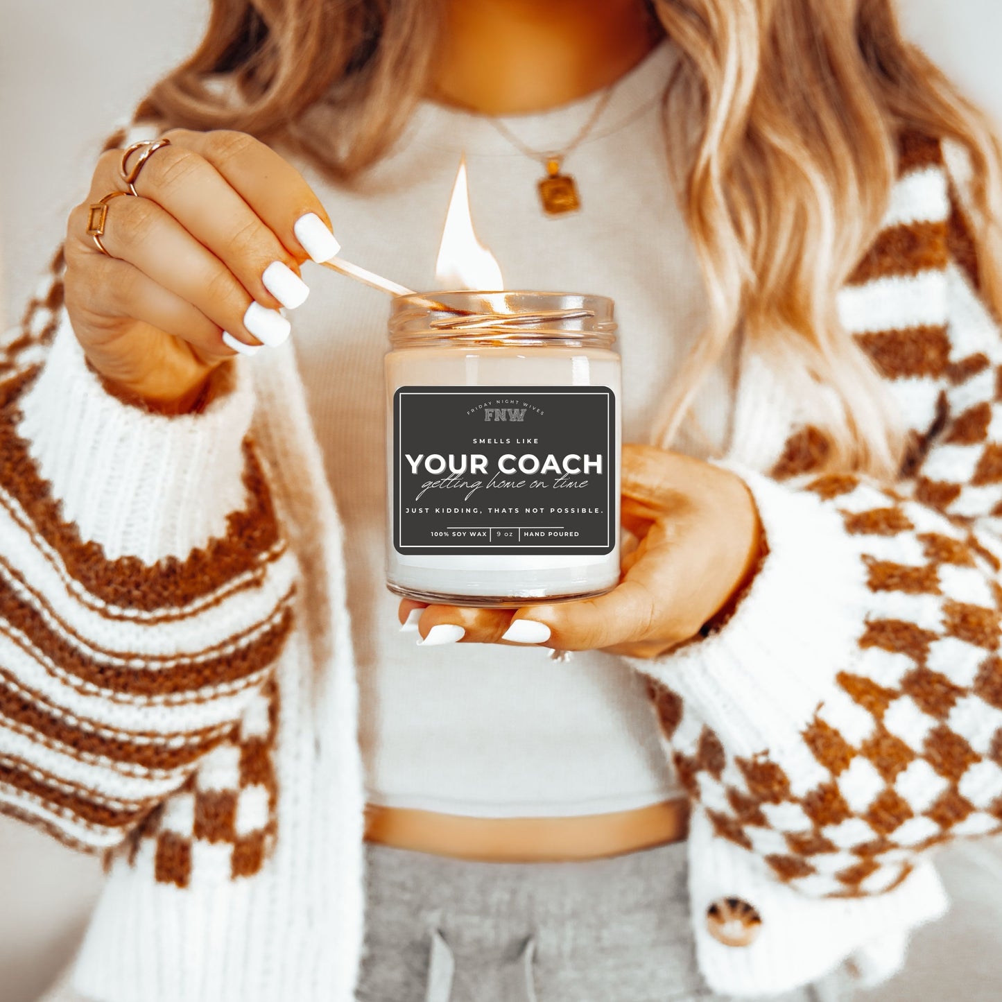 Smells Like "Your Coach Getting Home on Time" 9 oz Candle