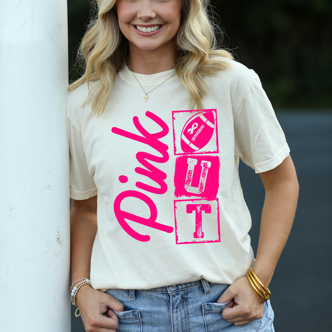 PINK OUT Tee/Sweatshirt (PREORDER)