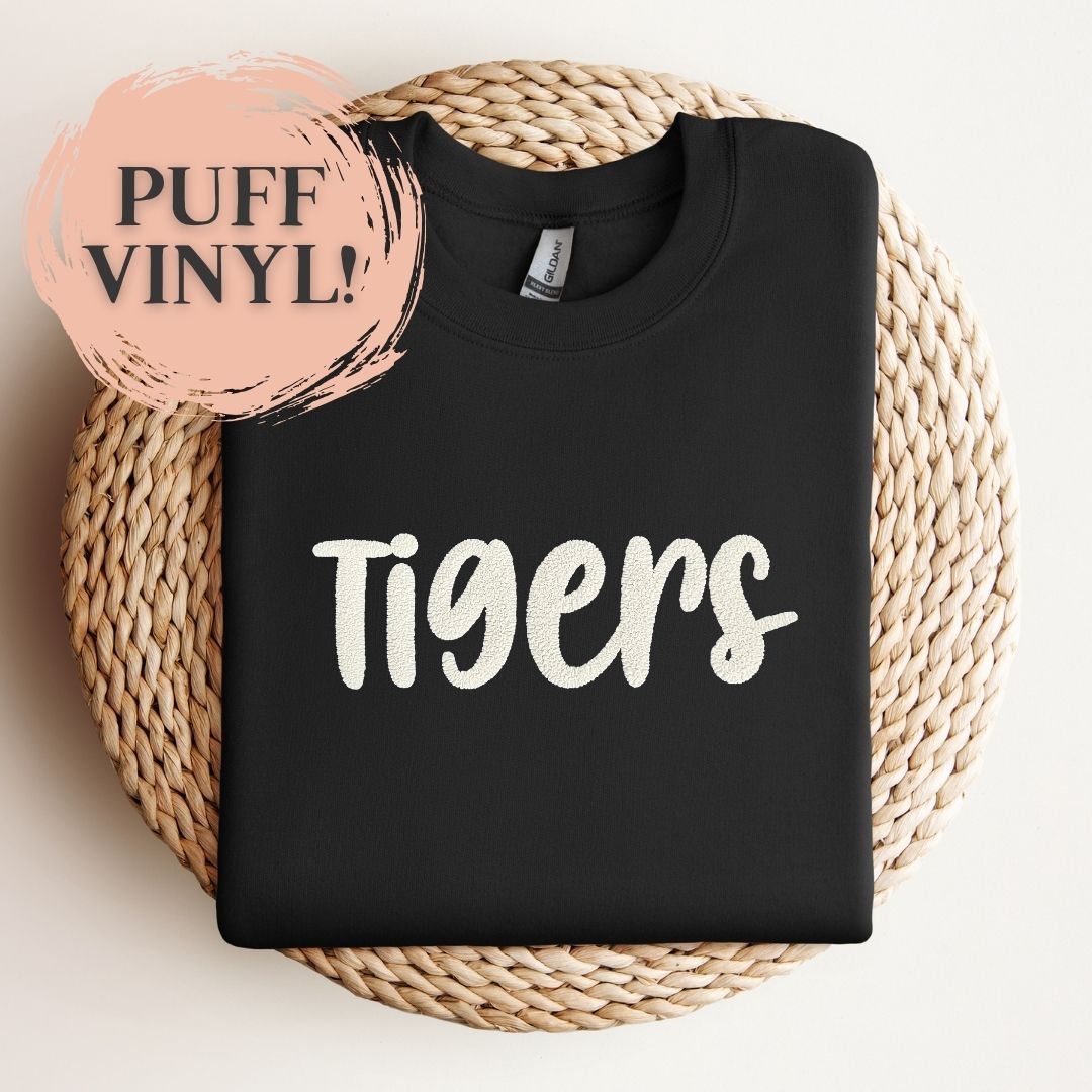 Custom Puff Vinyl Hoodie/Crewneck