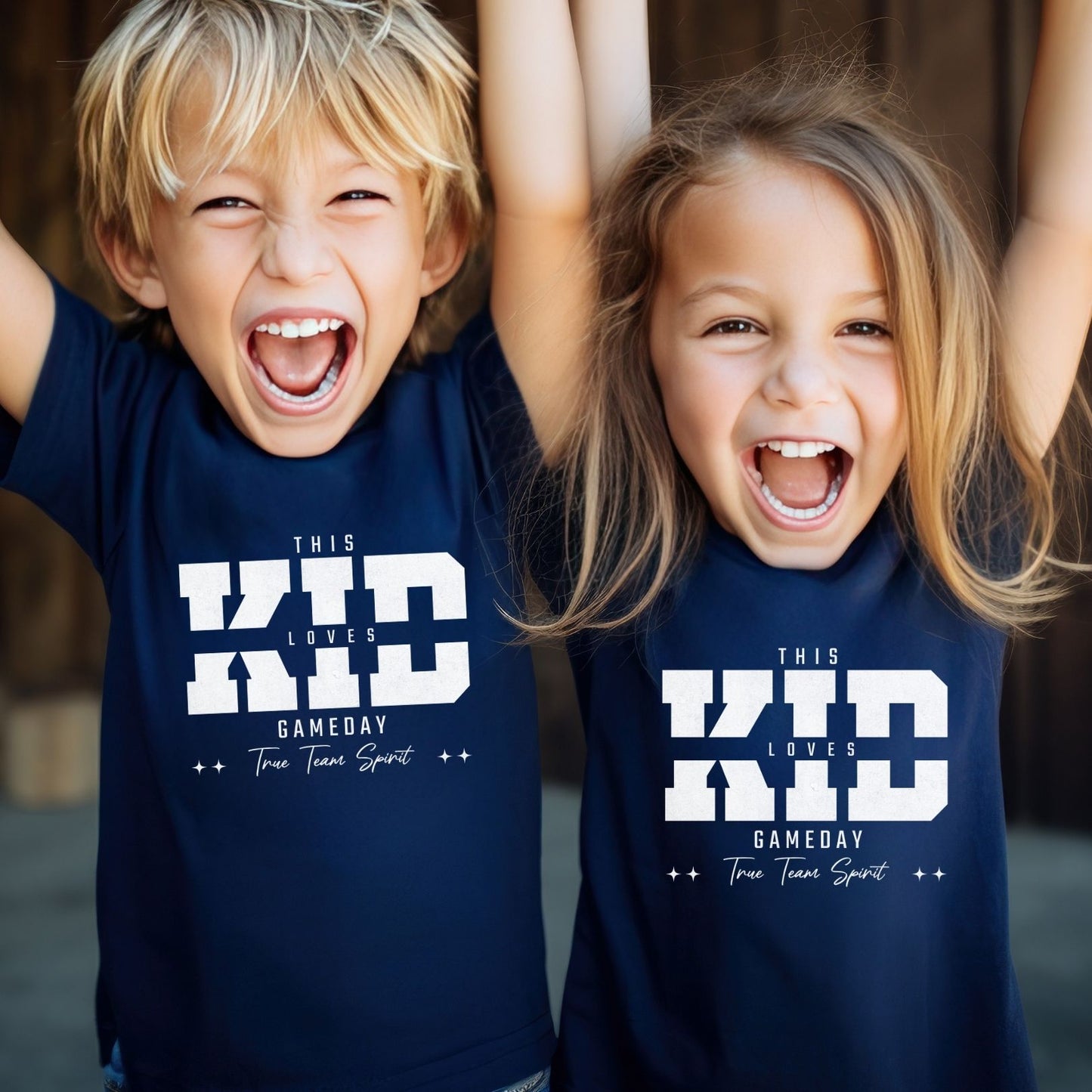 This KID Loves Gameday Kids Tee