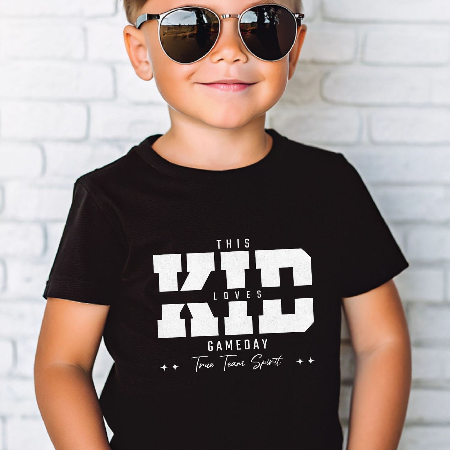 This KID Loves Gameday Kids Tee