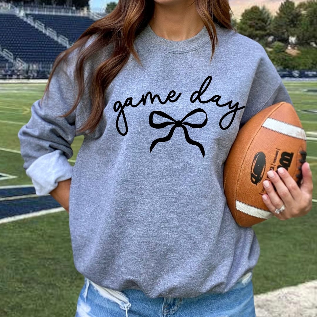 Game Day Bow Sweatshirt