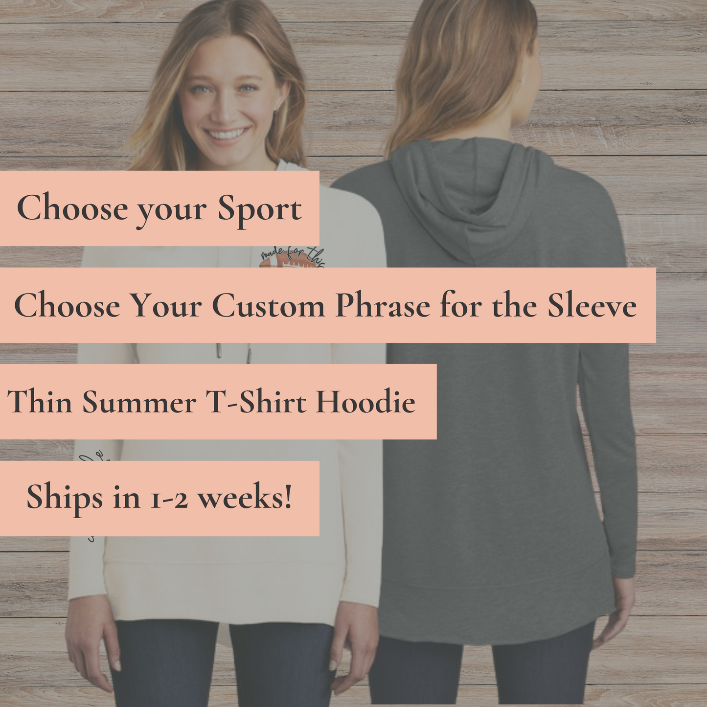 "Made for This" T-Shirt Hoodie (Choose Your Sport)