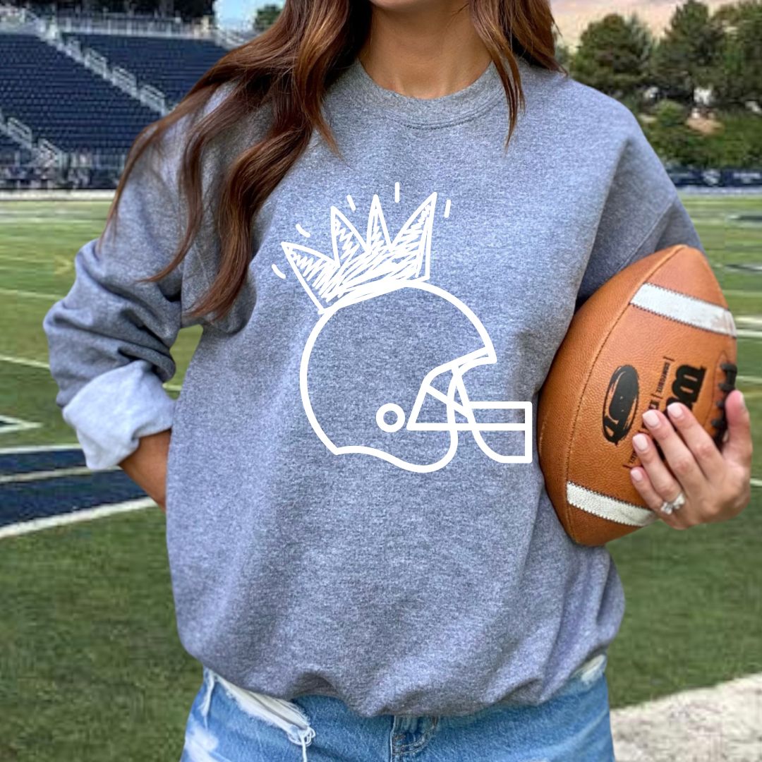 Crown Helmet Crewneck Sweatshirt