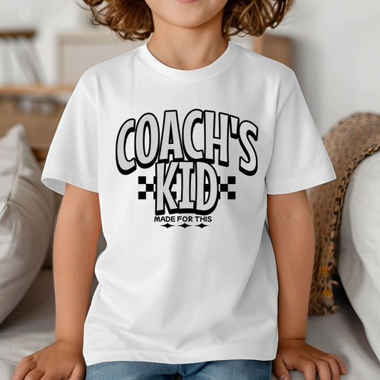 Coach's Kid: Made for This Kids Tee