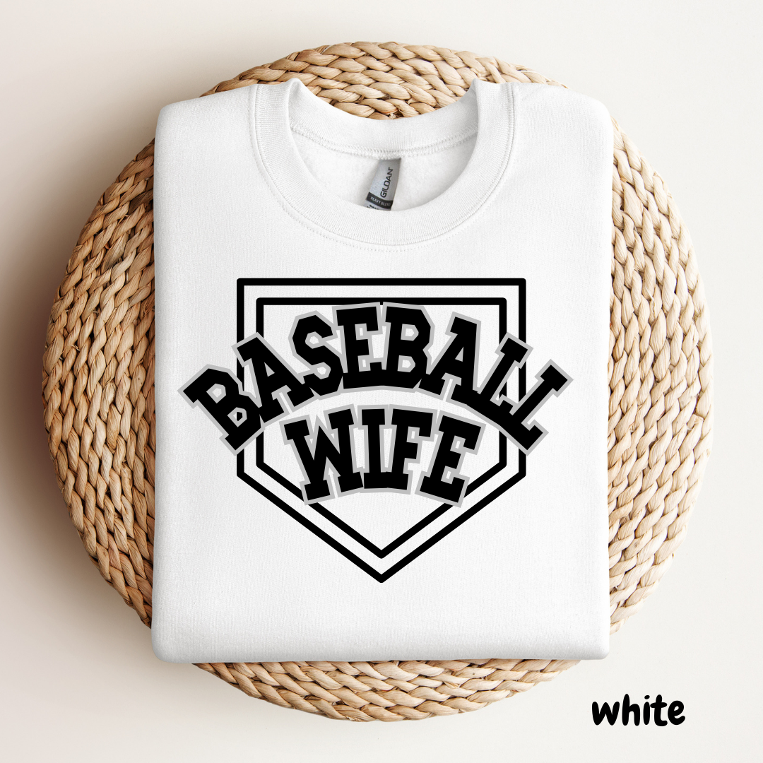 Baseball Wife Diamond Crewneck