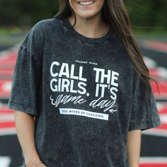 Call The Girls, It's Game Day Oversized Tee