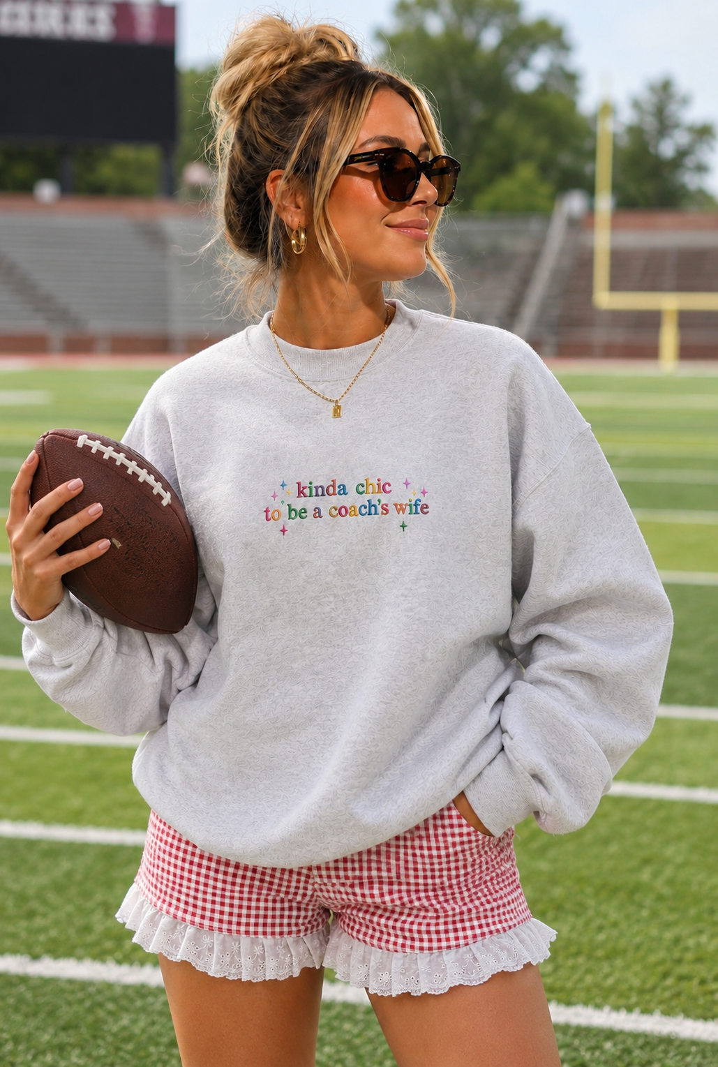 Kinda Chic to be a Coach's Wife Sweatshirt