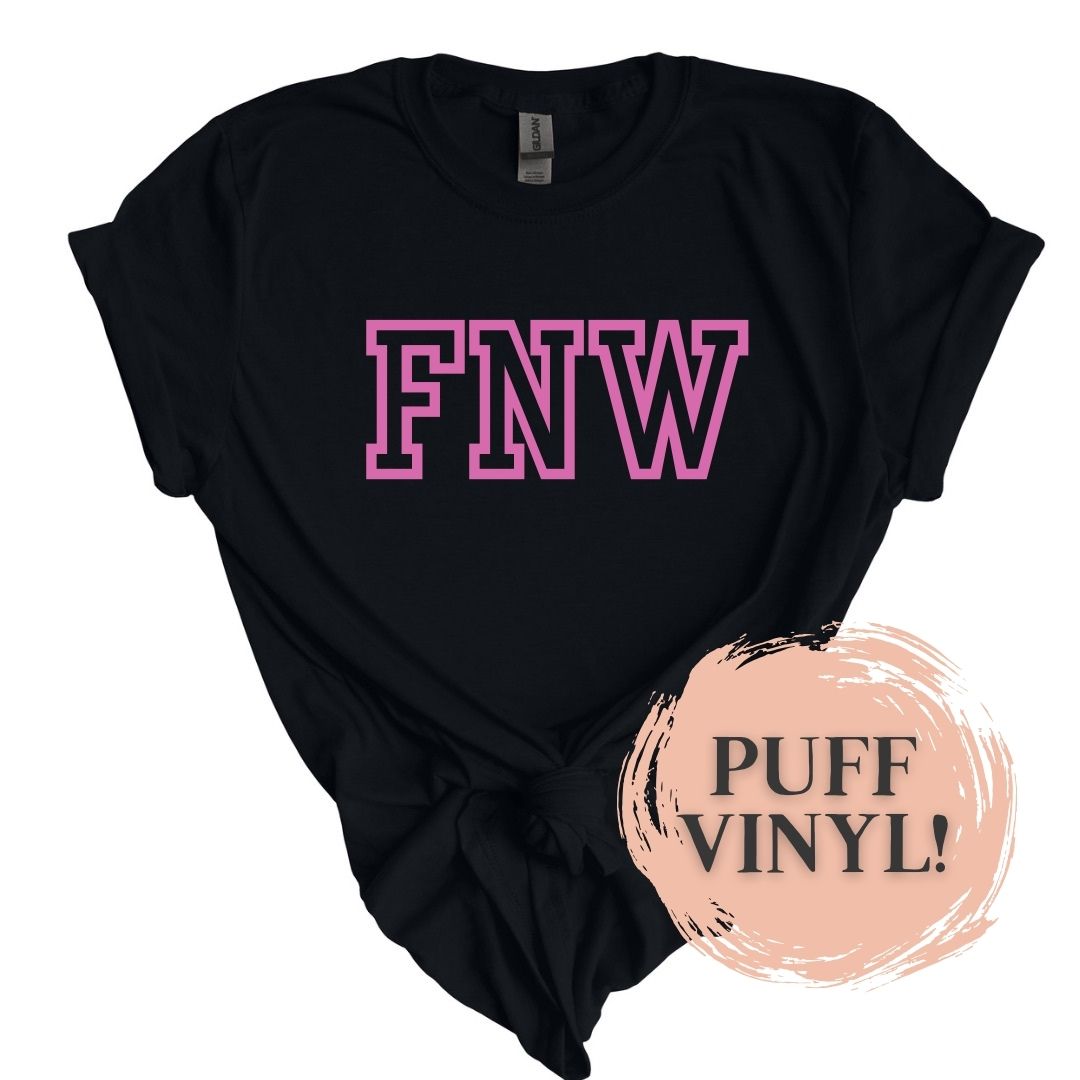 Custom Puff Vinyl Tee