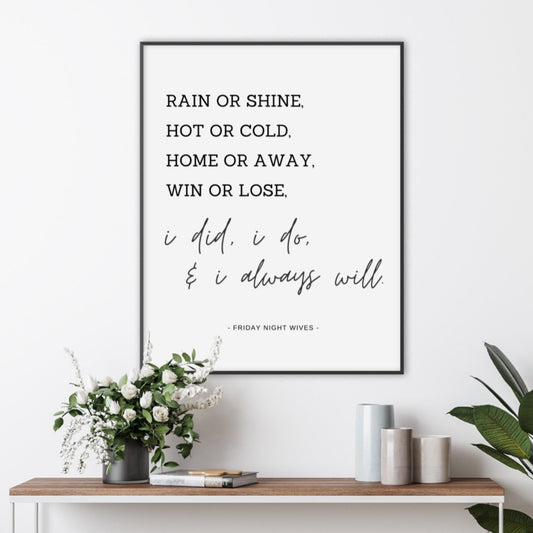 Coach's Wife Wall Art *Digital Download*