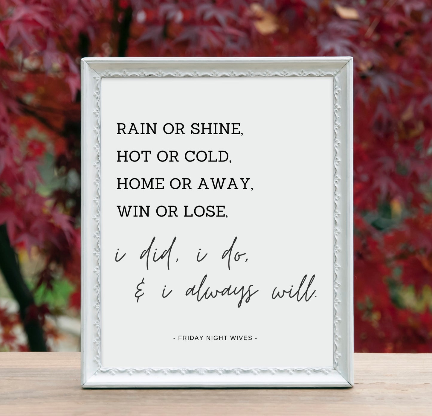 Coach's Wife Wall Art *Digital Download*