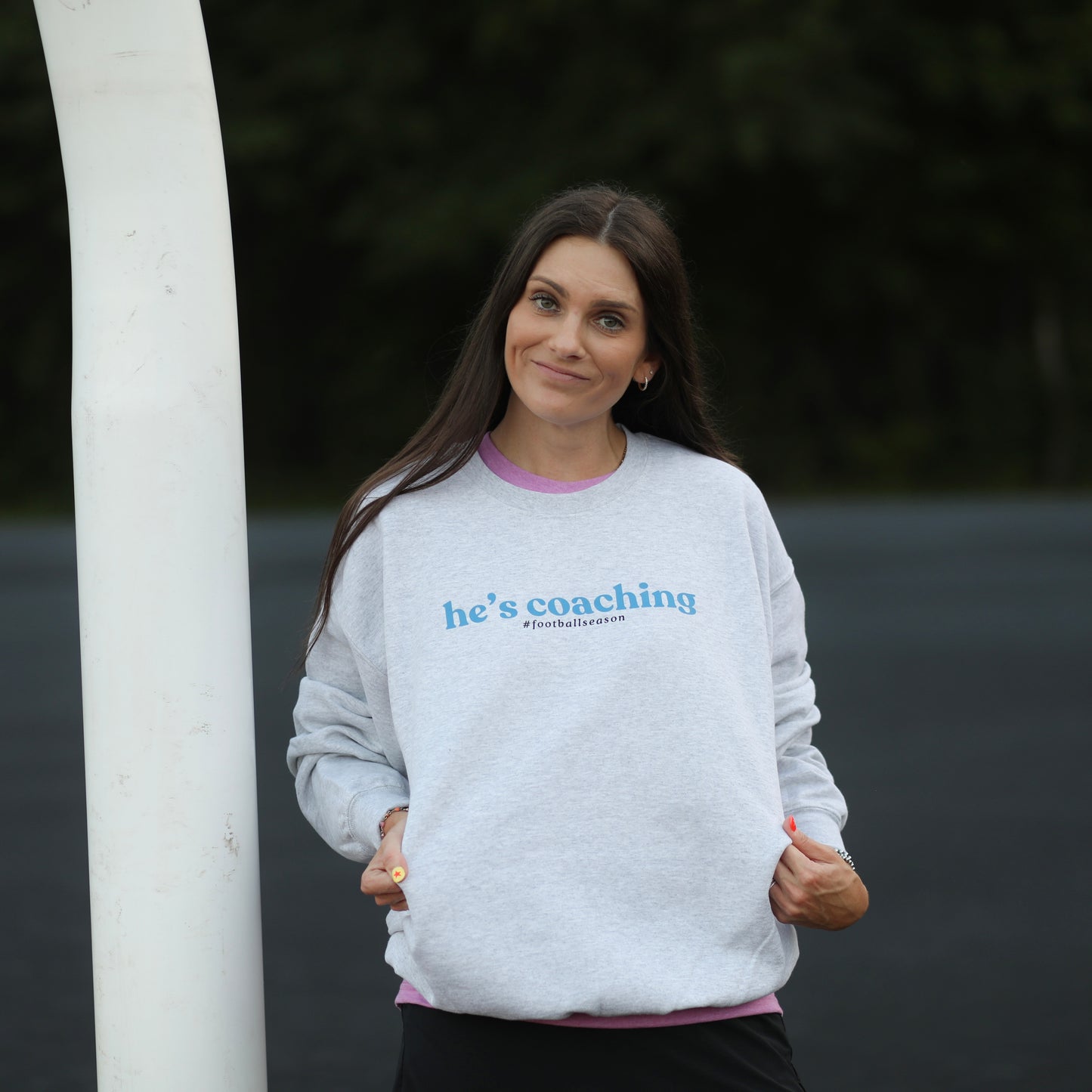 He’s Coaching Sweatshirt