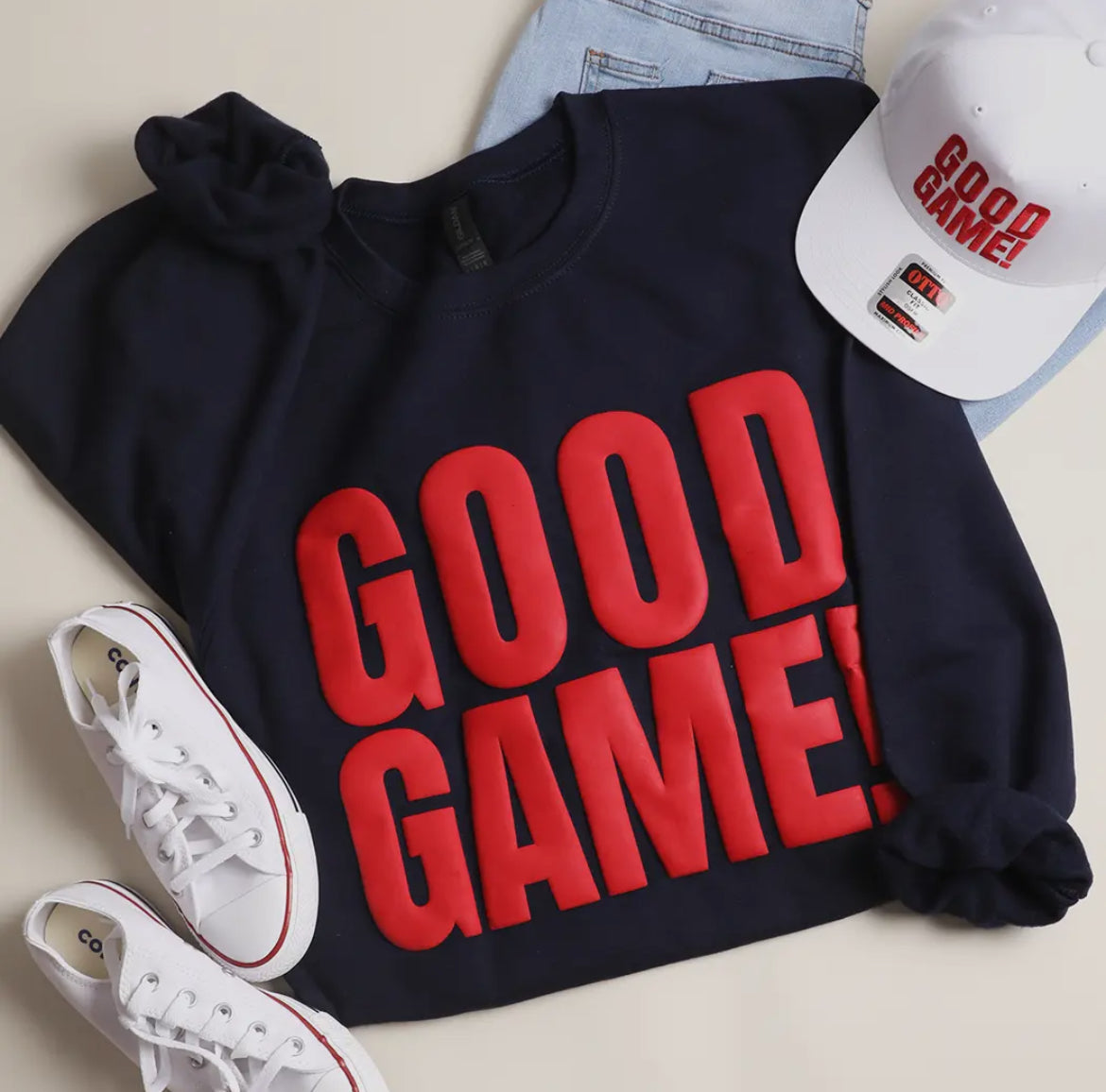 GOOD GAME puff print Crewneck (PREORDER)