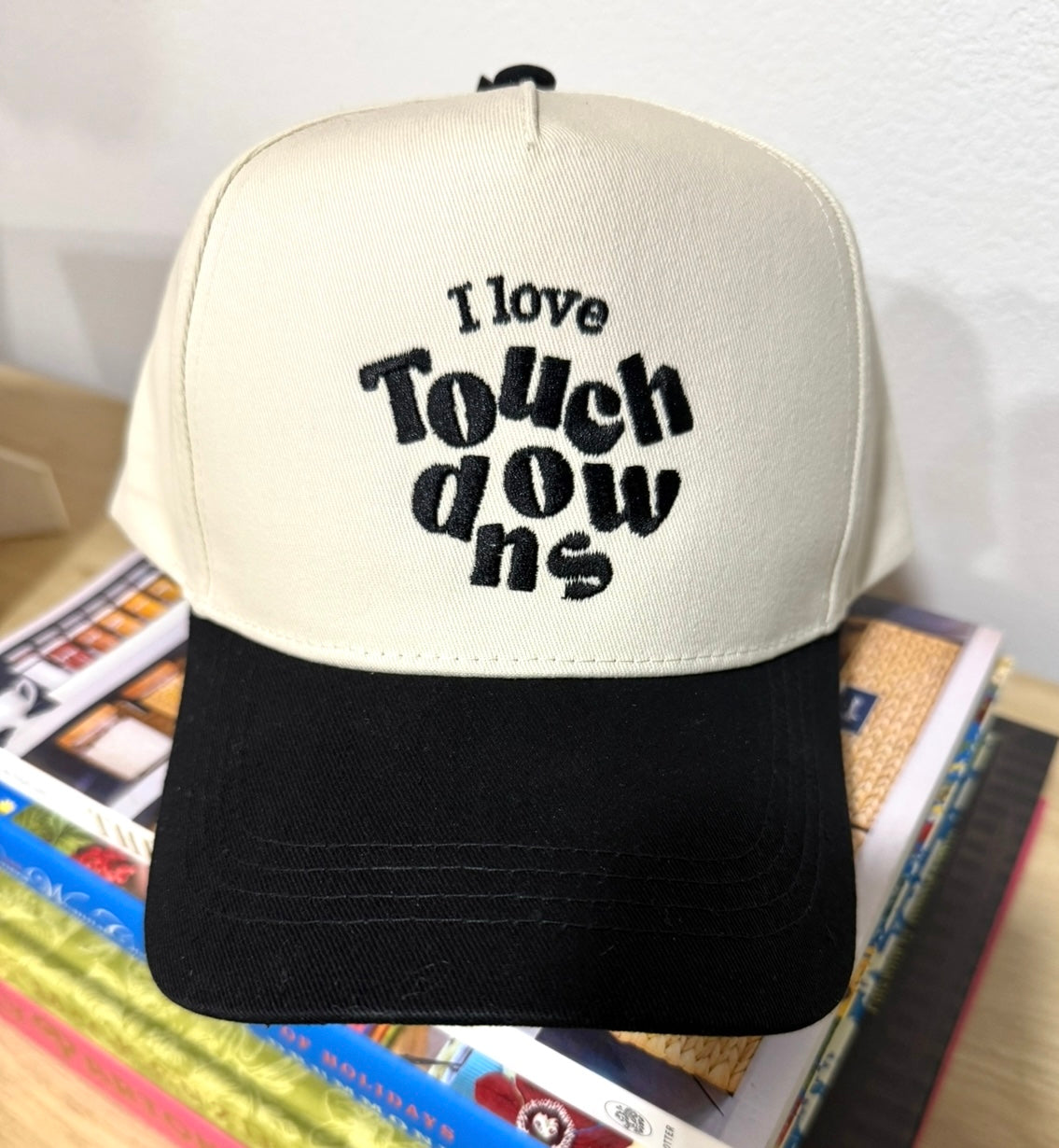 Embroidered I Love Touchdowns Hat