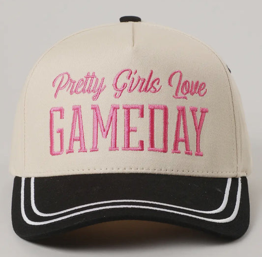 Embroidered Pretty Girls Love Game Day Hat (PREORDER)