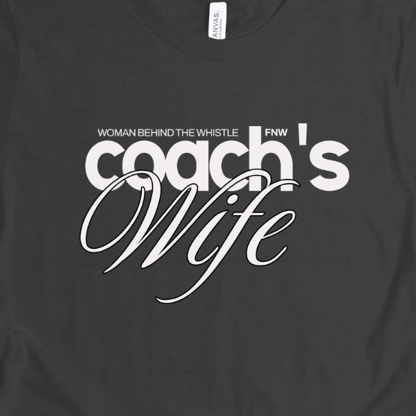 *LIMITED* Black Heather Coach’s Wife Tee: Woman Behind the Whistle