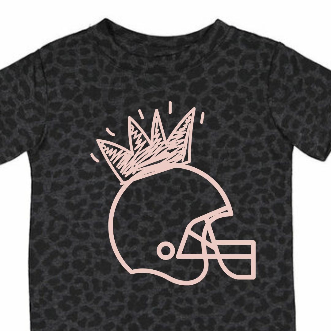 Princess Football Helmet Adult Tee