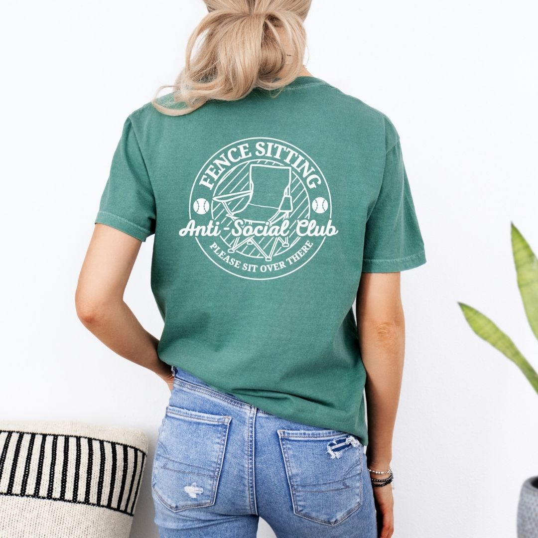 Fence Sitting Anti-Social Club Tee