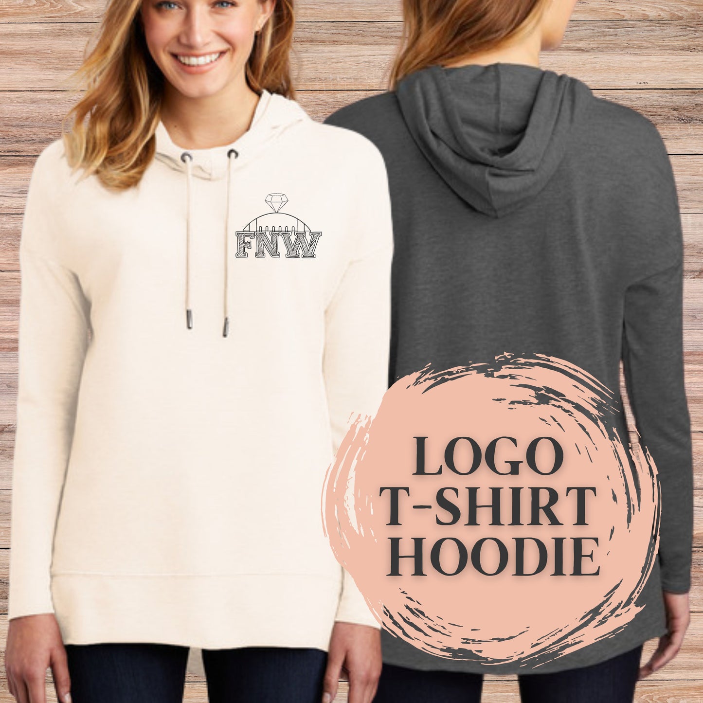 FNW Logo T-Shirt Hoodie