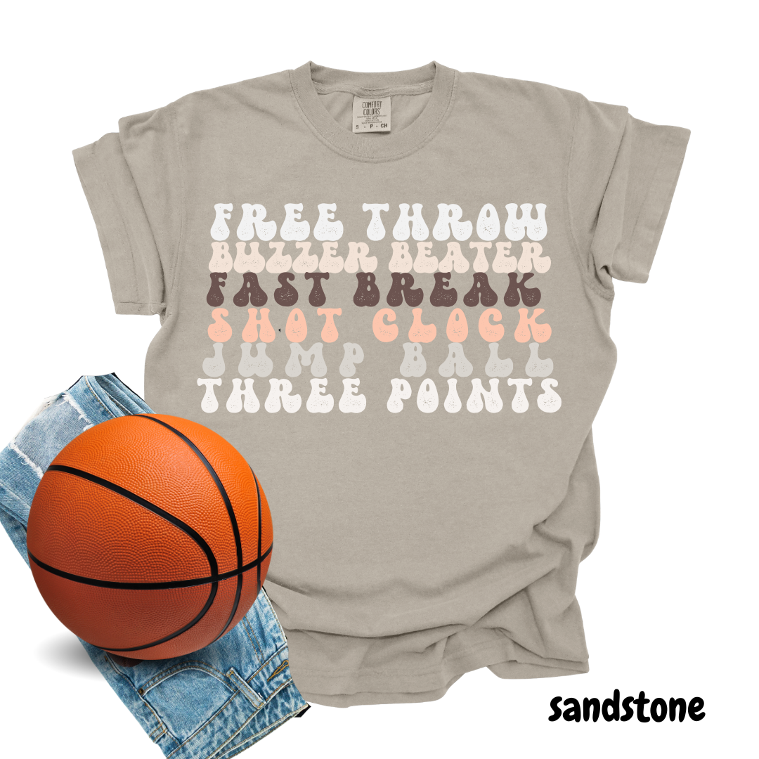 Basketball List Tee- SHORT SLEEVE